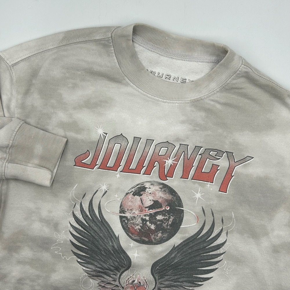 Journey World Tour Graphic Tie Dye Crewneck Sweatshirt Mens Womens XS‎